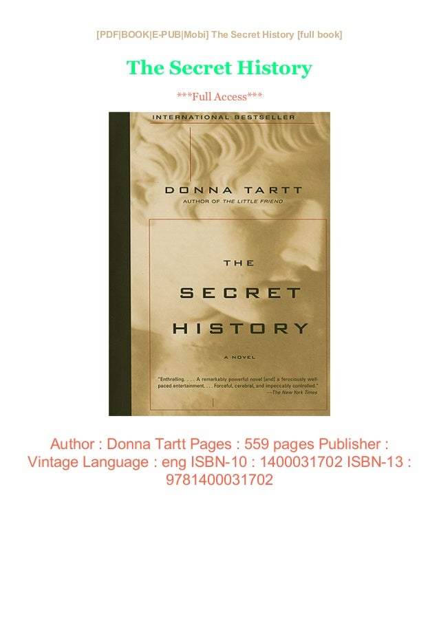 the secret history book depository the secret history book depository