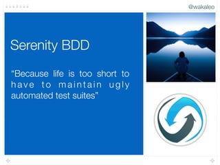 Serenity BDD - from executable specifications to living documentation | PDF
