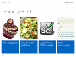 Serenity BDD - from executable specifications to living documentation | PPT