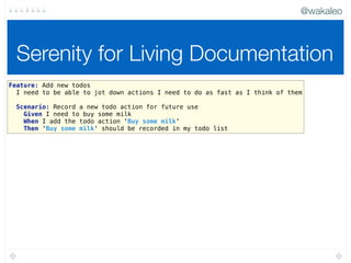 Serenity BDD - from executable specifications to living documentation | PDF