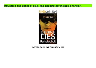 DOWNLOAD LINK ON PAGE 4 !!!!
Download The Shape of Lies: The gripping psychological thriller
Download PDF The Shape of Lies: The gripping psychological thriller Online, Read PDF The Shape of Lies: The gripping psychological thriller, Downloading PDF The Shape of Lies: The gripping psychological thriller, Read online The Shape of Lies: The gripping psychological thriller, The Shape of Lies: The gripping psychological thriller Online, Download Best Book Online The Shape of Lies: The gripping psychological thriller, Read Online The Shape of Lies: The gripping psychological thriller Book, Read Online The Shape of Lies: The gripping psychological thriller E-Books, Read The Shape of Lies: The gripping psychological thriller Online, Read Best Book The Shape of Lies: The gripping psychological thriller Online, Read The Shape of Lies: The gripping psychological thriller Books Online, Download The Shape of Lies: The gripping psychological thriller Full Collection, Read The Shape of Lies: The gripping psychological thriller Book, Read The Shape of Lies: The gripping psychological thriller Ebook The Shape of Lies: The gripping psychological thriller PDF, Read online, The Shape of Lies: The gripping psychological thriller pdf Download online, The Shape of Lies: The gripping psychological thriller Best Book, The Shape of Lies: The gripping psychological thriller Download, PDF The Shape of Lies: The gripping psychological thriller Download, Book PDF The Shape of Lies: The gripping psychological thriller, Download online PDF The Shape of Lies: The gripping psychological thriller, Read online The Shape of Lies: The gripping psychological thriller, Read Best, Book Online The Shape of Lies: The gripping psychological thriller, Download The Shape of Lies: The gripping psychological thriller PDF files
 