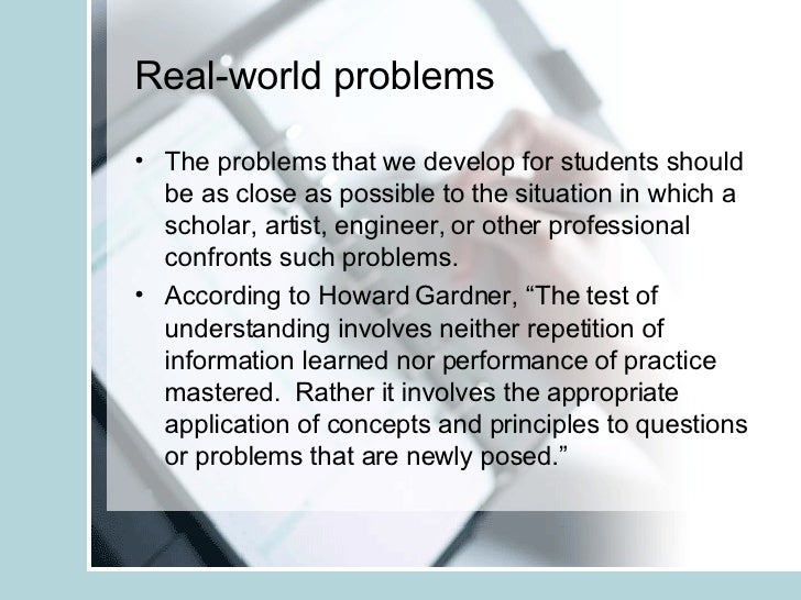 Six facets of understanding worksheet image