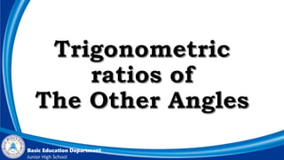 Basic Education Department
Junior High School
 