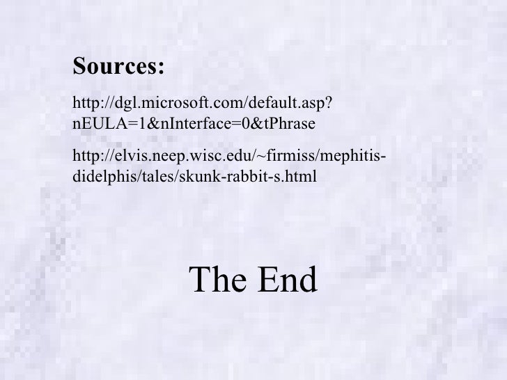 the skunk and the rabbit dgl microsoft com