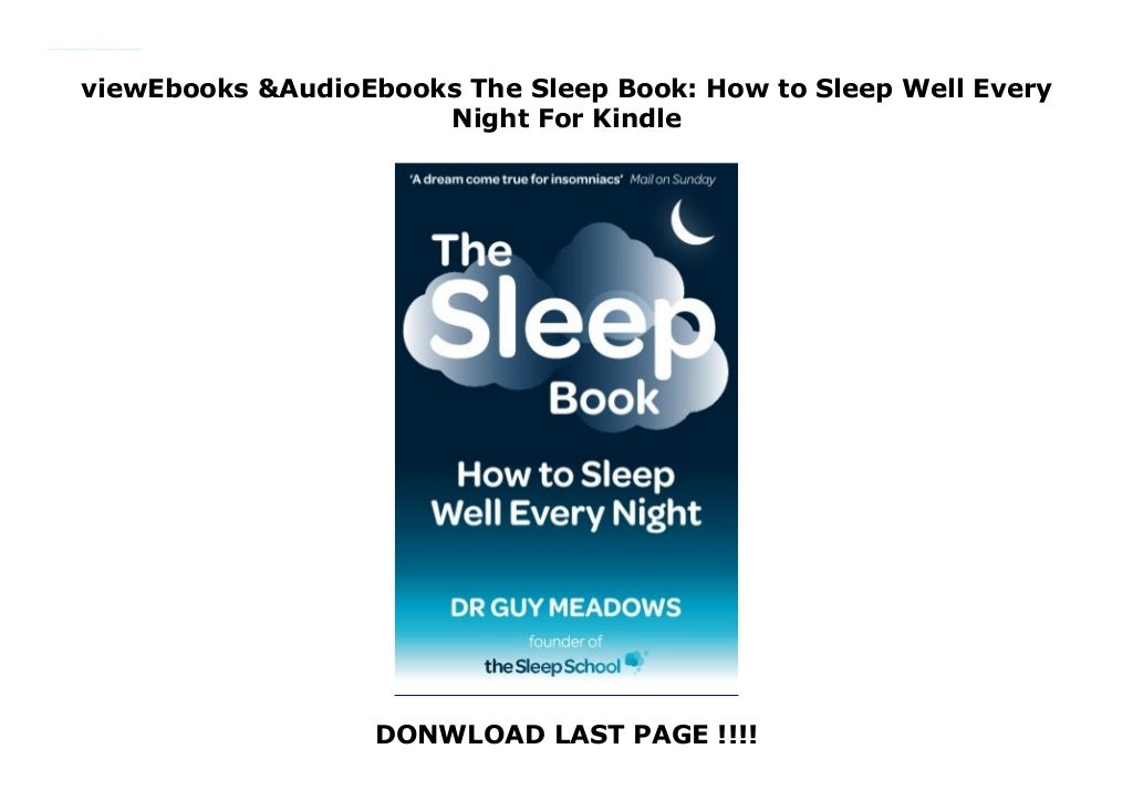viewEbooks & AudioEbooks The Sleep Book How to Sleep Well Every Night
