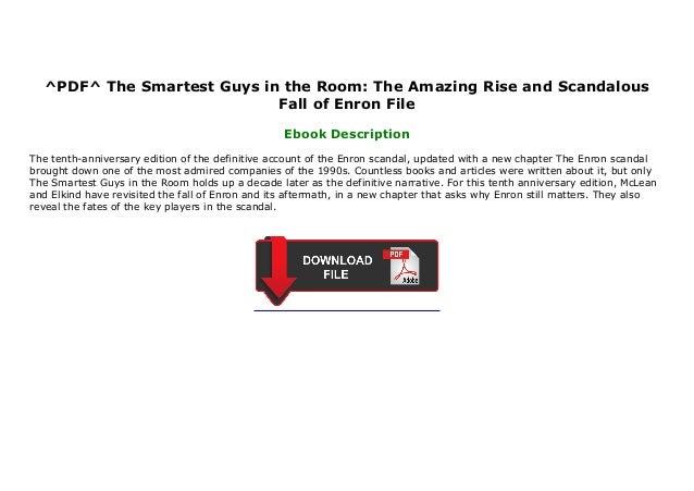 The Smartest Guys In The Room PDF Free Download