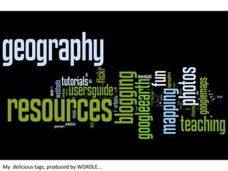 My  delicious tags, produced by WORDLE... 
