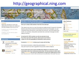 http://geographical.ning.com 