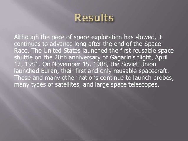 the space race research paper