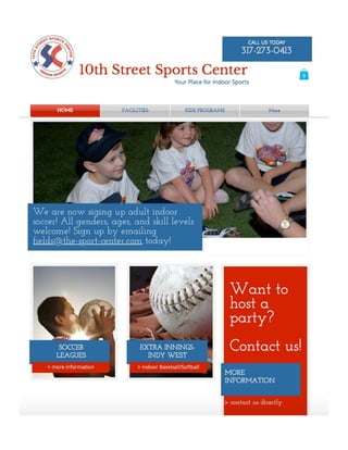 The sports-center.com website