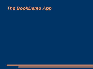The BookDemo App
 