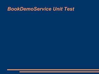 BookDemoService Unit Test
 