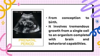 •
•
PRENATAL
PERIOD