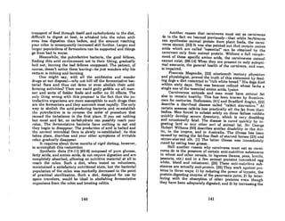 I·
I
I
I
,
I
I
,
trnnaport of food through itself Rnd carbohydrate in the diet,
difficult to digest at best, is whisked into the colon with
even less digestion than before, and the amount reaching
your colon is conscqucntly increascd still further. Larger nnd
larger populntions of fermenters can be supported and things
go from bad to worse.
Meanwhile, the putrefactive bacteria, the good fellows,
finding this acid environment not to their liking, gradually
hnil out, Icaving the bad fellows unopposed. The patient, of
course, doesn't notice them leaving-he just wonders why his
rectum is itching and burning.
One might say, with all the antibiotics and wonder
drugs at our disposal-why not kill off the fermentative bac-
terial nora and thus cut down or even abolish their acid-
forming activities? Then one could gnily gobble up all man-
ner and sorts of fodder foods and suffer no ill effects. 'fhe
only thing wrong with this proposnl is the fact that the pu-
trefactive organisms are more susceptible to such drugs than
are the fermenters and they succumb most rapidly. The only
way to abolish the acid-producing bacteria and re-establish
the putrefactive is to reverse the order of procedure that
caused the imbalance in the first place. If you eat nothing
but meat and fat, no carbohydrate can possibly reach your
colon, The fermentative bacteria have nothing to eat and
they begin to disappear. The production of acid is halted and
the normal microbial nora is slowly re-established. As this
takes place, diarrhea and your other symptoms of irritable
colon gradually disappear.
It requires about three months of rigid dieting, however,
to accomplish this restoration.
Synthetic diets (74-11] (92-6] composed of pure glucose,
fatty acids, and amino acids, do not require qigestion and are
completely absorbed, allowing no nutritive material at all to
reach the colon. Such a diet, when tested on volunteers,
maintained a satisfactory nutritional state, but the bacterial
population of thc colon was markedly dccreased to the point
of practical sterilization. Such a diet, designed for use by
spnce travclers, would be ideal in abolishing fermentative
orgllnisllls from the colon nnd treating colitis.
140
Another reason that carnivores must eat as carnivores
do is the fact we learned previously-that while herbivores
can synthesize animal protein from plant foods, the carni-
vores cannot. (33] It was also pointed out that certain amino
acids which are called "essential" can be obtained by the
carnivore only from animpl protein. Without a full comph'-
ment of these specific amino acids, the carnivOl'ous llninull
cannot exist. (96-14] When they are present in only subopti-
mal amounts, the general health of the carnivore, and man,
is impaired.
Francois Magendie, (23] nineteenth 'century physician
and physiologist, proved the truth of this statement by feed-
ing dogs a diet restricted to "rich white bread," His dogs died
within sixty days. This was because refined wheat lacks a
single one of the essential amino acids, lysine.
Carnivorous animals and man must have animal fat
also to remain healthy, This hos been known by fronticrR-
men for centuries. Stefansson, (41] and Bradford Angier, (22)
describe a diarrheal disease called "rabbit stnrvation." At
certain seasons rabbits lose practically all the fat from their
bodies. Men forced to subsist solely on these' falless rabbits
quickly develop severe dysentery, which is very disabling
and occasionally fatal. The disease is cured quickly by in-
gesting lard or any other sort of animal fat. Sir George
Hubert Wilkens (50] describes similar disability in the Arc-
tic, in the tropics, and in Australia. The illness hos been
caused by eating the fat-free nesh of stnrved horscs 123) and
winter-starved elk. (1) The latter illness was immediately
cured by eating bear grease.
Still another reason why carnivores must eat as carni-
vores do is the presence of certain anti-nutritivc substances
in wheat and other cereols, in legumcs (beans, pellS, lentils,
peanuts, etc.) and in a few animal proteins (uncooked egg
white, blood and colostrom). (25) These anli-nutritive sub-
stances are actually anti-protein. (32) They work nl{ninst pro-
teins in three ways: 1) by reducing the power of ll"ypsill, the
protein-digesting enzyme of the pancreatic juice; 2) by inter-
fering with the absorption of other proteins even though
they have been adequately digested; and 3) by increasing the
141
 