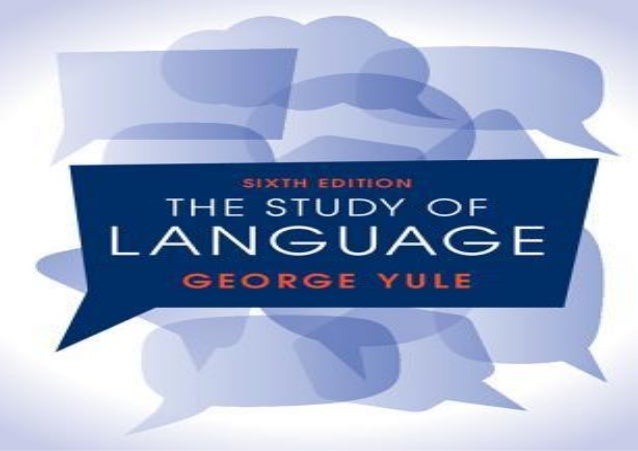 yule george the study of language yule george the study of language