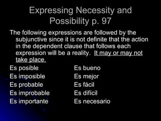 The Subjunctive | PPT