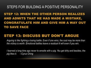 Set your own standards judiciously.