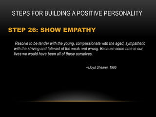 Learn to get over things. Don't brood.