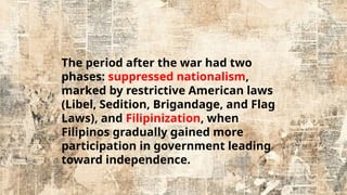 The-Suppression-of-Filipino-Nationalism-and-the-Filipinization-of-the ...
