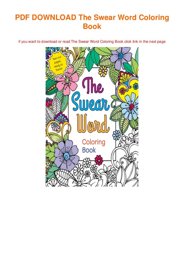 The Swear Word Coloring Book Full_online The Swear Word Coloring Book Full_online