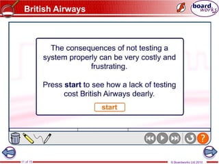 © Boardworks Ltd 2010
11 of 15
British Airways
 