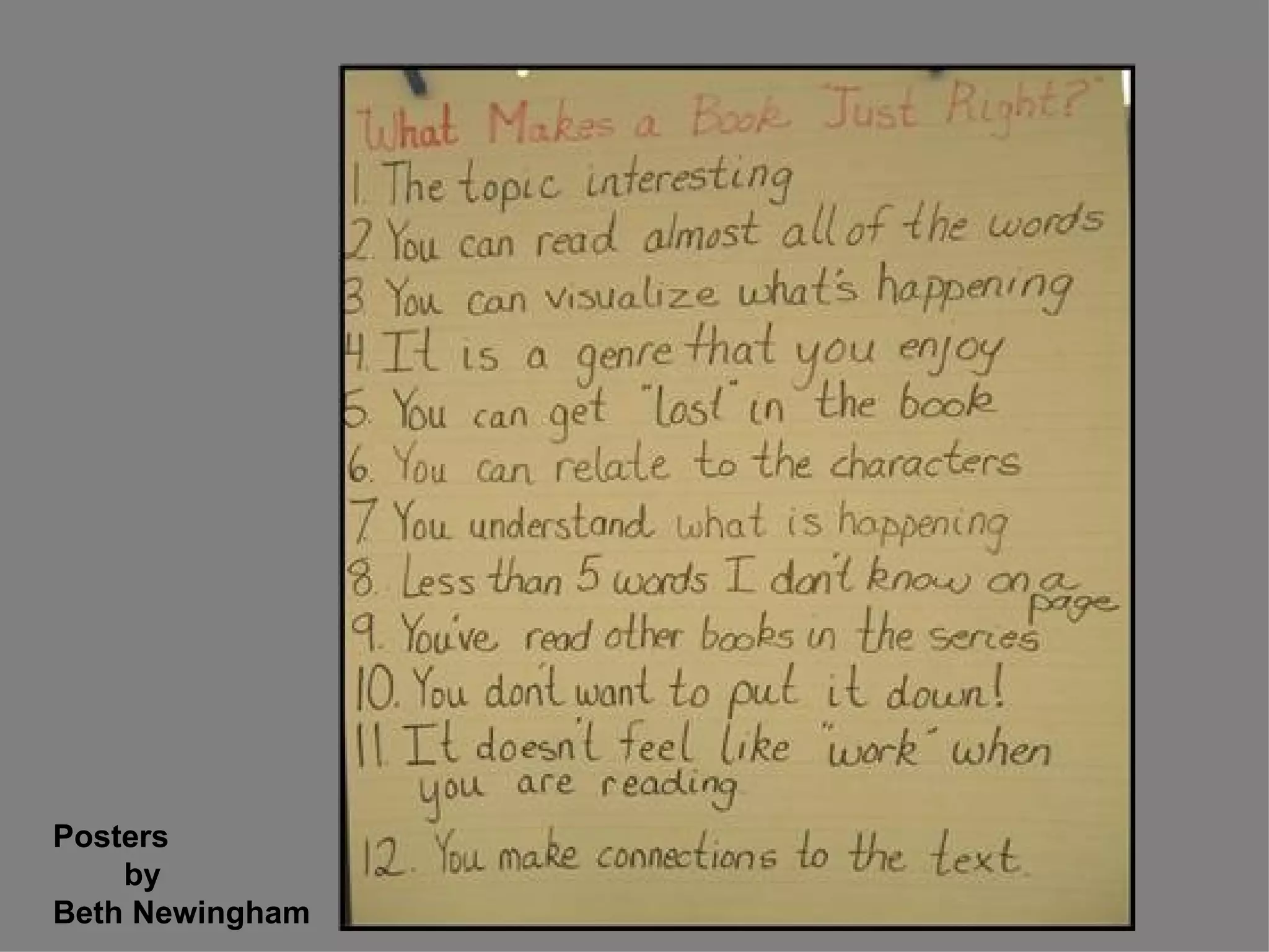 Posters  by Beth Newingham 