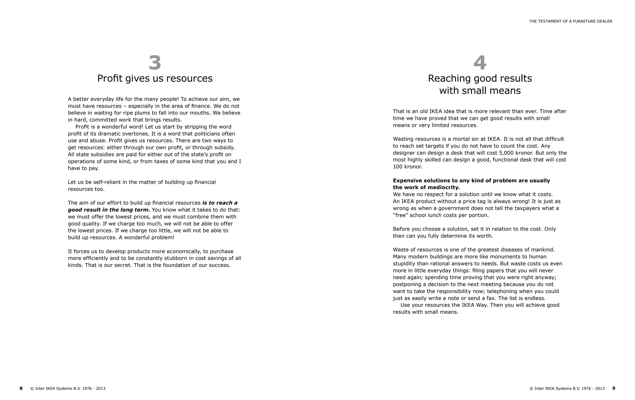 The testament of a furniture dealer | PDF | Large Business | Business