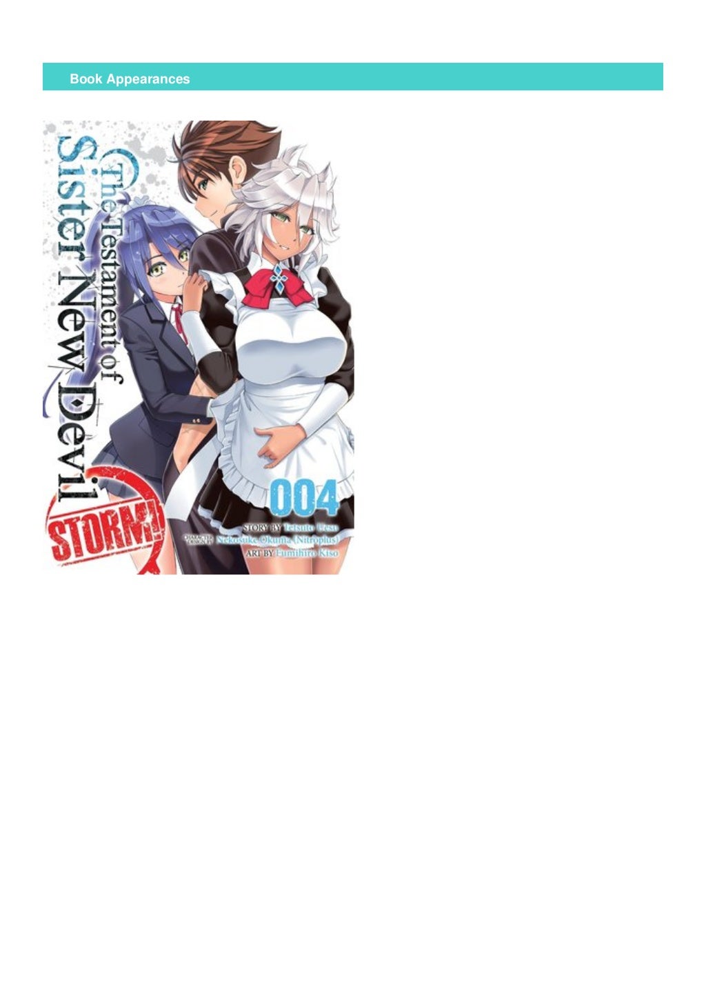 The Testament Of Sister New Devil Storm