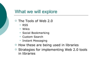 The Tools of Web 2.0