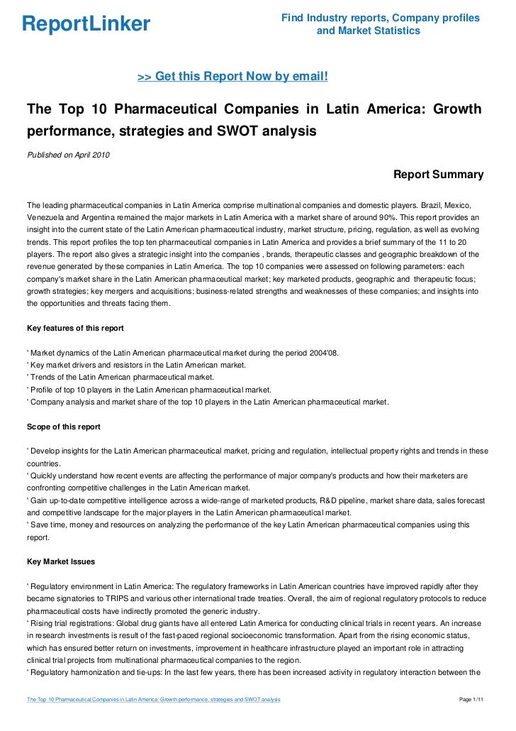 Swot Analysis Latin America