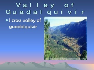 Valley of Guadalquivir I cross valley of guadalquivir  