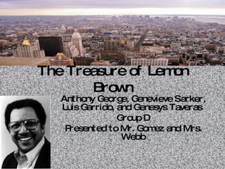 The Treasure Of Lemon Brown | PPT