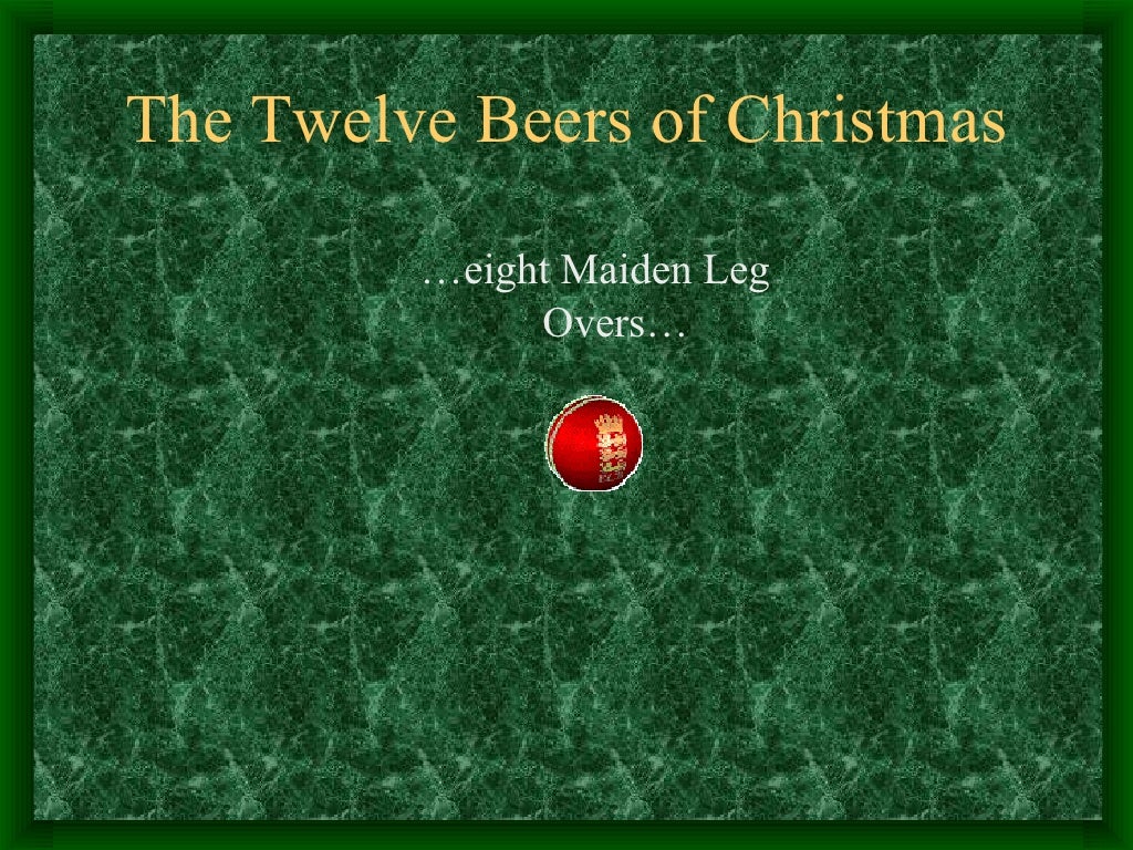 The Twelve Beers of Christmas