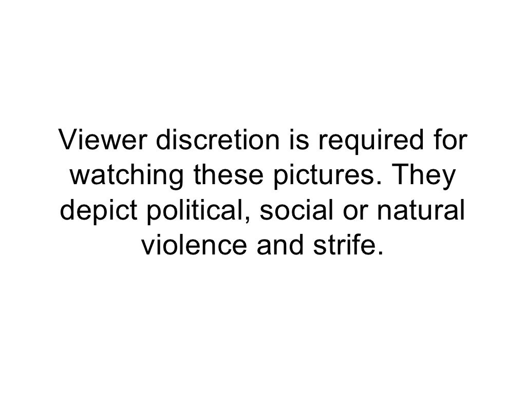Viewer discretion is required for