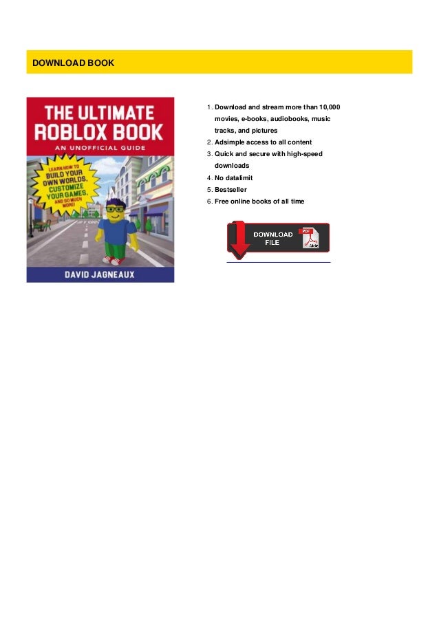 Txt The Ultimate Roblox Book An Unofficial Guide Learn How To Bui - free the ultimate roblox book an unofficial guide learn how to build your own worlds