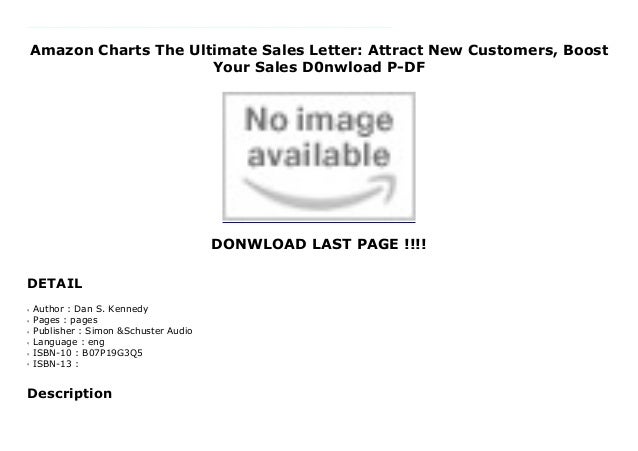 Deals The Ultimate Sales Letter Attract New Customers Boost Your
