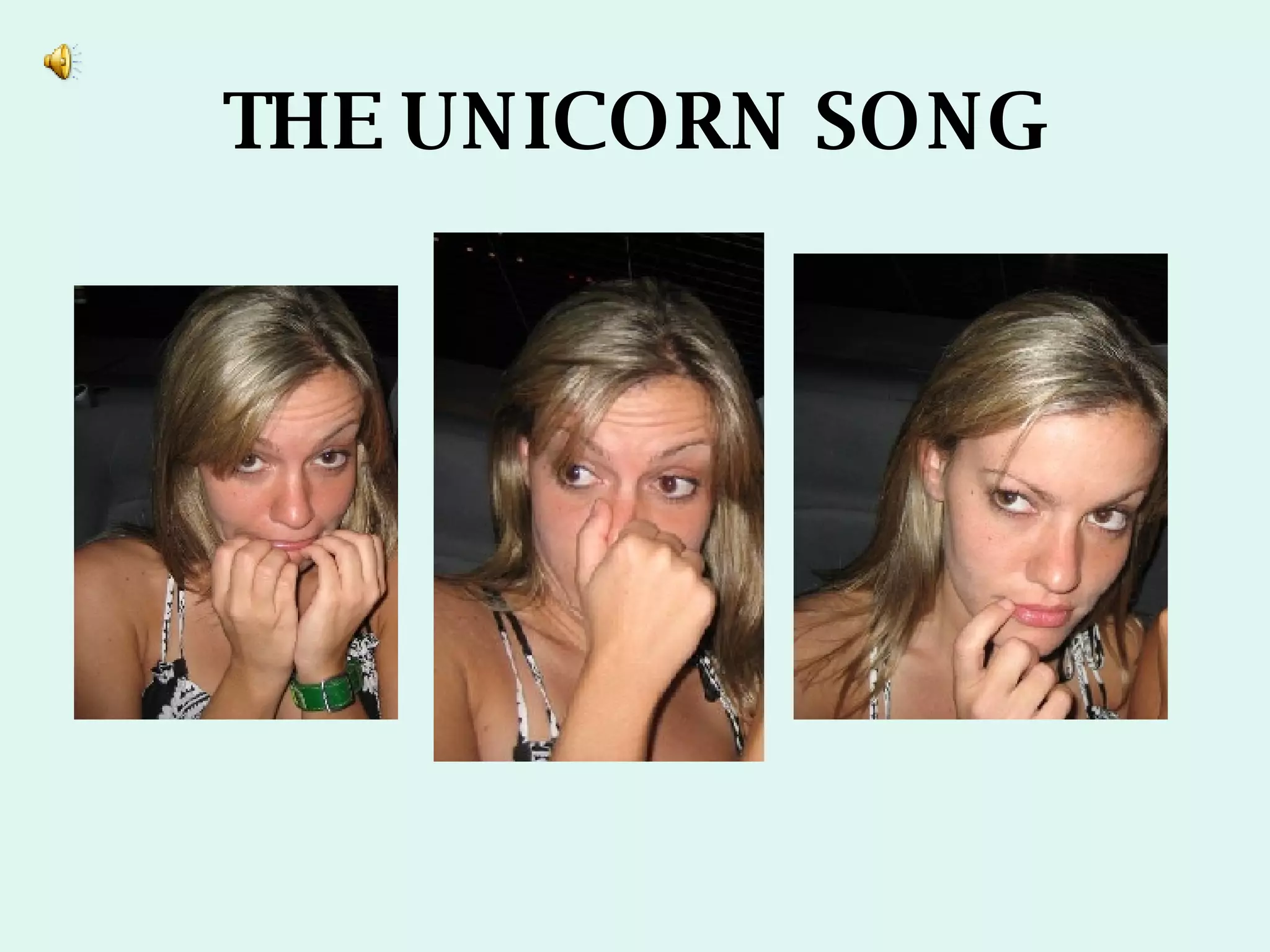 The unicorn song ppt
