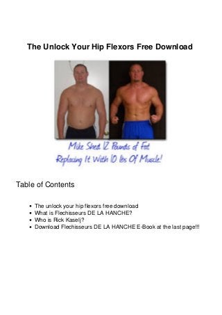 The Unlock Your Hip Flexors Free Download