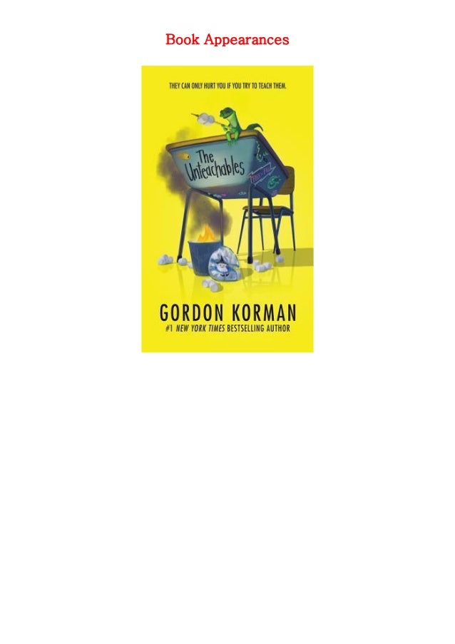 the unteachables gordon korman