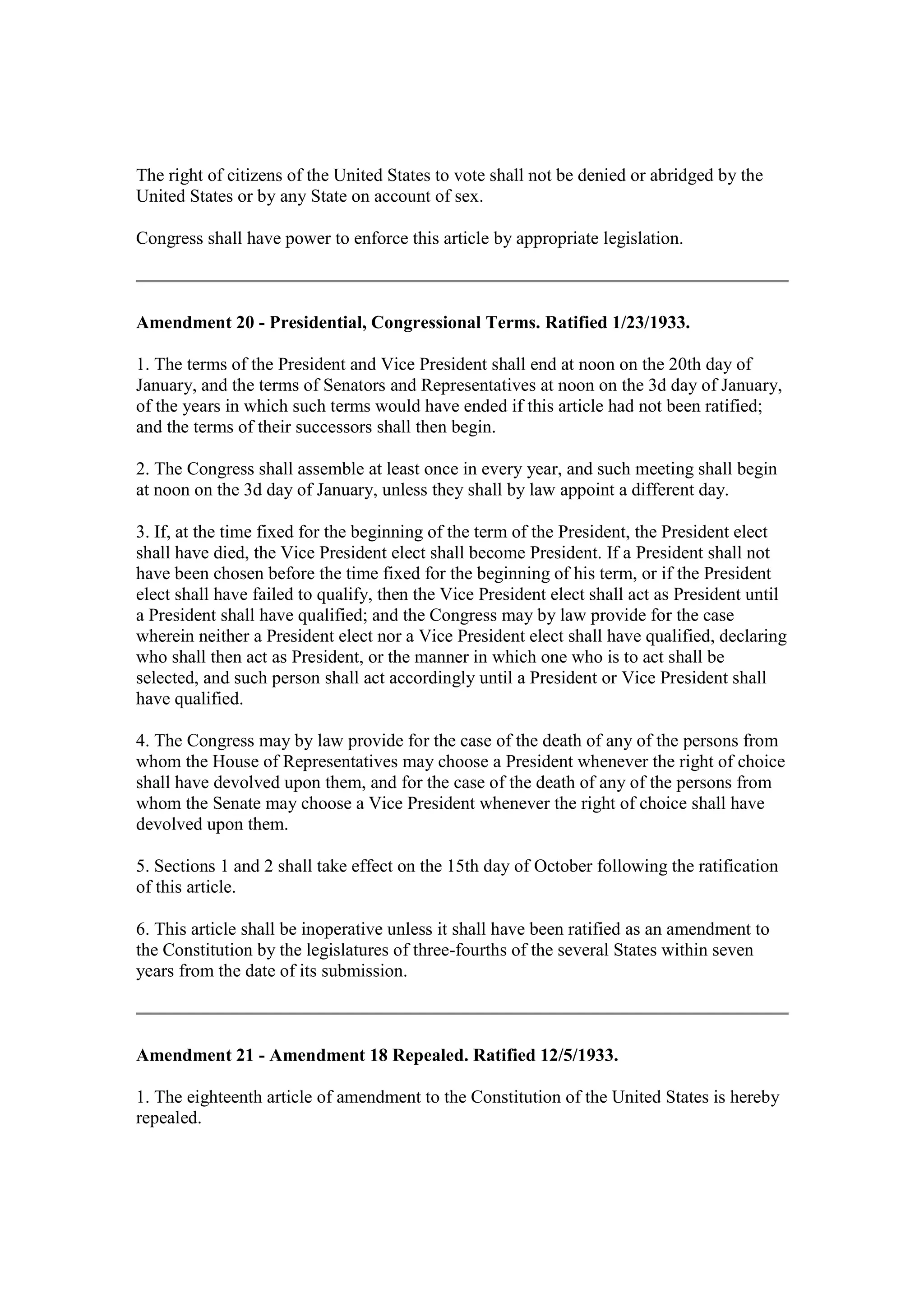 THE US Constitution | PDF