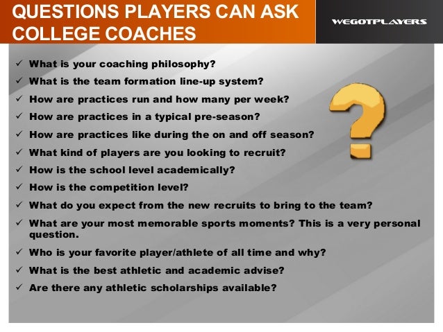 the usa college recruiting process questions to ask recruiter