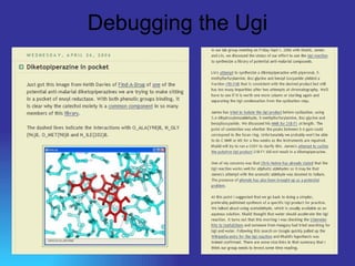 Debugging the Ugi 