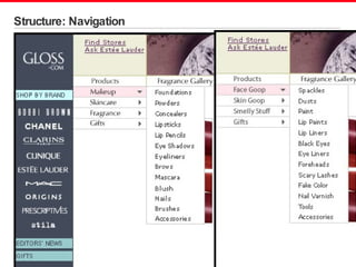 Structure: Navigation 