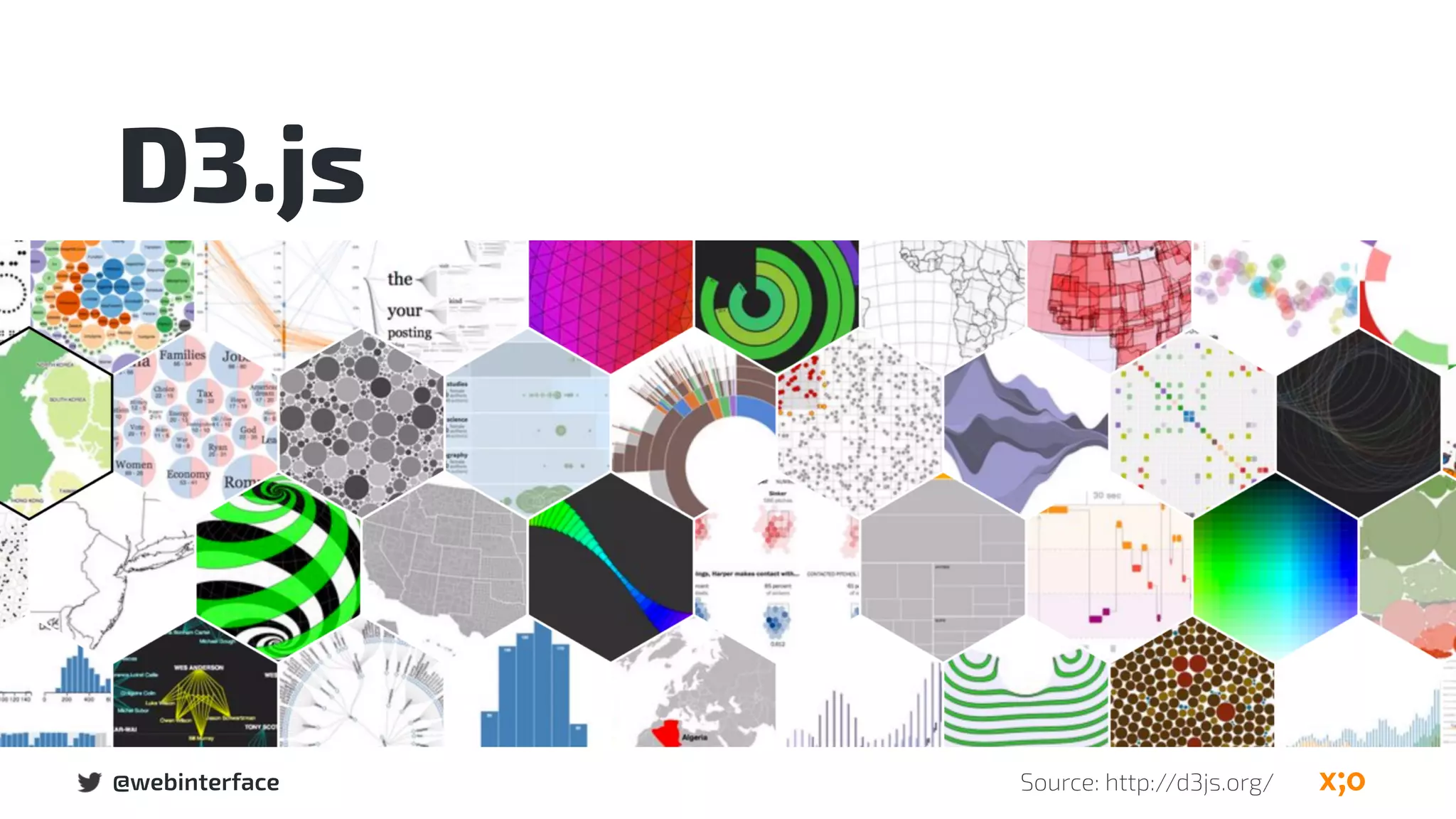 Source: http://d3js.org/
D3.js
@webinterface
 