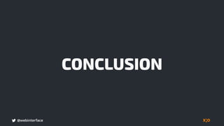 @webinterface
CONCLUSION
 