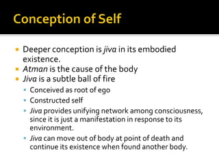 Reactions against the Brahmanic-Hindu ViewMaterialists said atman had a concept of the substantial self. Thus, Buddhism formed – denying the self.  