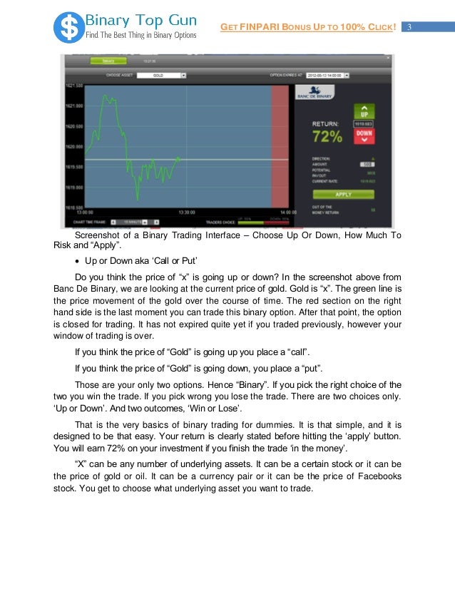 Binary option trading tutorial