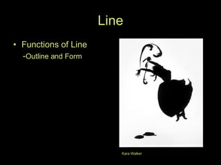 Line Functions of Line - Outline and Form Kara Walker 