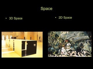 Space 3D Space 2D Space 