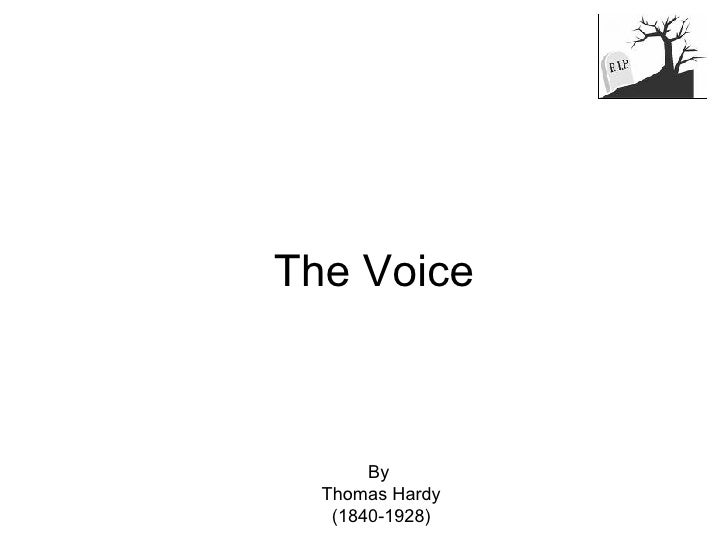 the voice thomas hardy